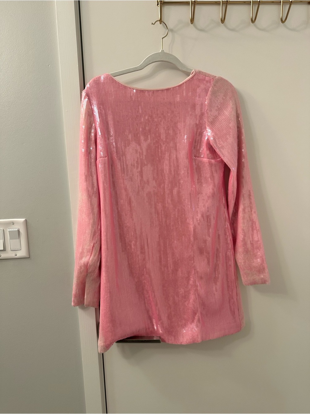 Gianni Bini Pink Sequin Mini Dress